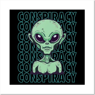 conspiracy theory Posters and Art